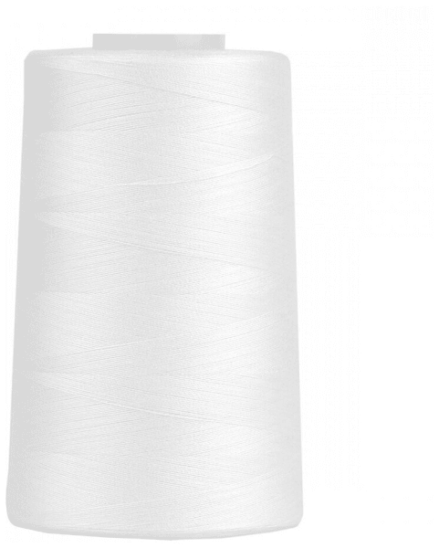 Нитки Sewing Thread 40/2 5000 ярд. цвет - белый 100% п/э в Красногорске