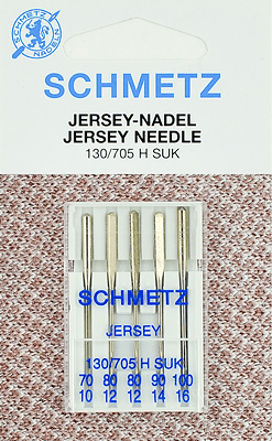 Иглы Schmetz джерси 130/705 H SUK (70x1, 80x2, 90x1, 100x1) 5 шт в Красногорске