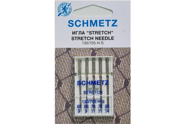 Иглы Schmetz стрейч combi (65x2, 75x2, 90x1), 5 шт в Красногорске
